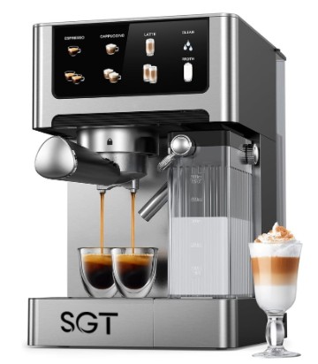 Кофемашина SGT-2308 серебристая